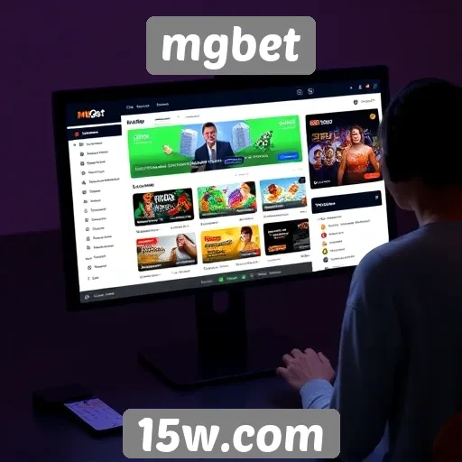 Análise da interface do usuário do site mgbet